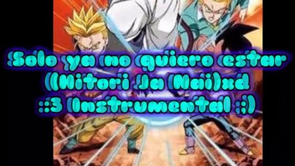 solo ya no quiero estar instrumental extendido