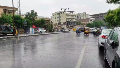 अजमेर जिले को बारिश ने भिगोया, कई जगह गिरे ओेले