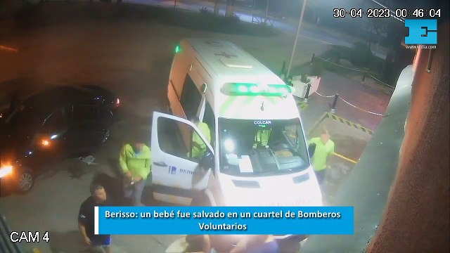Berisso: un bebé fue salvado en un cuartel de Bomberos Voluntarios