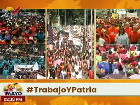 Primer Vicepdte. del PSUV Diosdado Cabello Es un orgullo acompañar al pueblo hoy 1° de Mayo