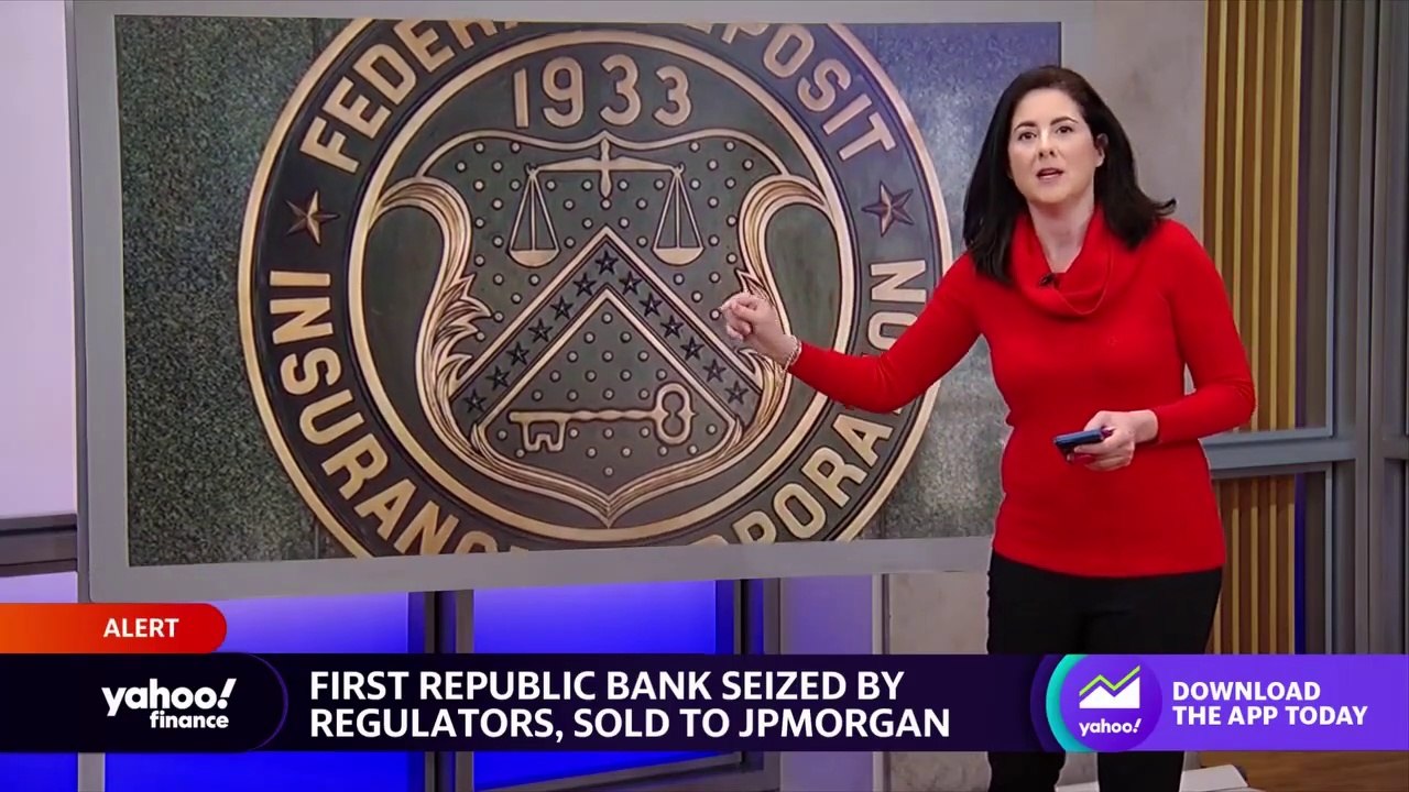 First Republic Bank seized by regulators, sold to video