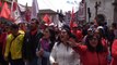 Trabajadores de Ecuador exigen salida de Lasso, mejoras laborales y seguridad