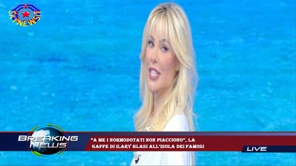 Télécharger la video: “A me i normodotati non piacciono”, la  gaffe di Ilary Blasi all’Isola dei famosi