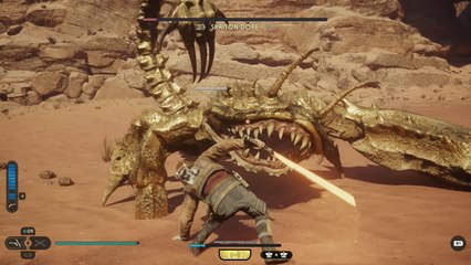 Star Wars Jedi Survivor : Boss Skriton doré