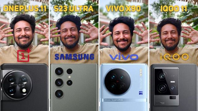 Vivo X90 vs OnePlus 11 vs iQOO 11 vs S23 Ultra CAMERA TEST