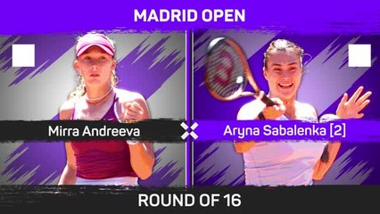 Sabalenka storms into Madrid quarters