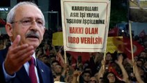 Kılıçdaroğlu mitingde açılan pankarta kayıtsız kalmadı: Taşeron işçisine kadro vereceğiz, söz