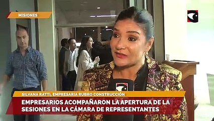 Empresarios acompañaron la apertura de la Sesiones en la Cámara de Representantes
