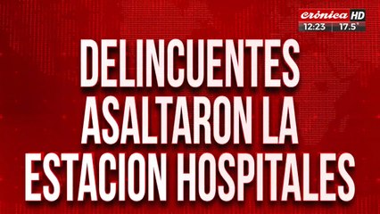 Golpe comando en el subte H: delincuentes asaltaron la estación Hospitales
