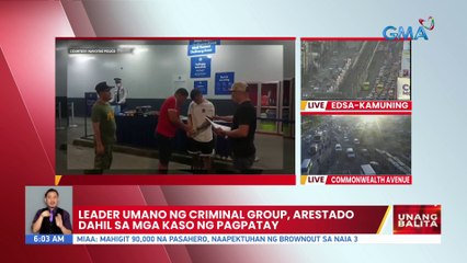 Leader umano ng criminal group, aretado dahil sa mga kaso ng pagpatay | UB