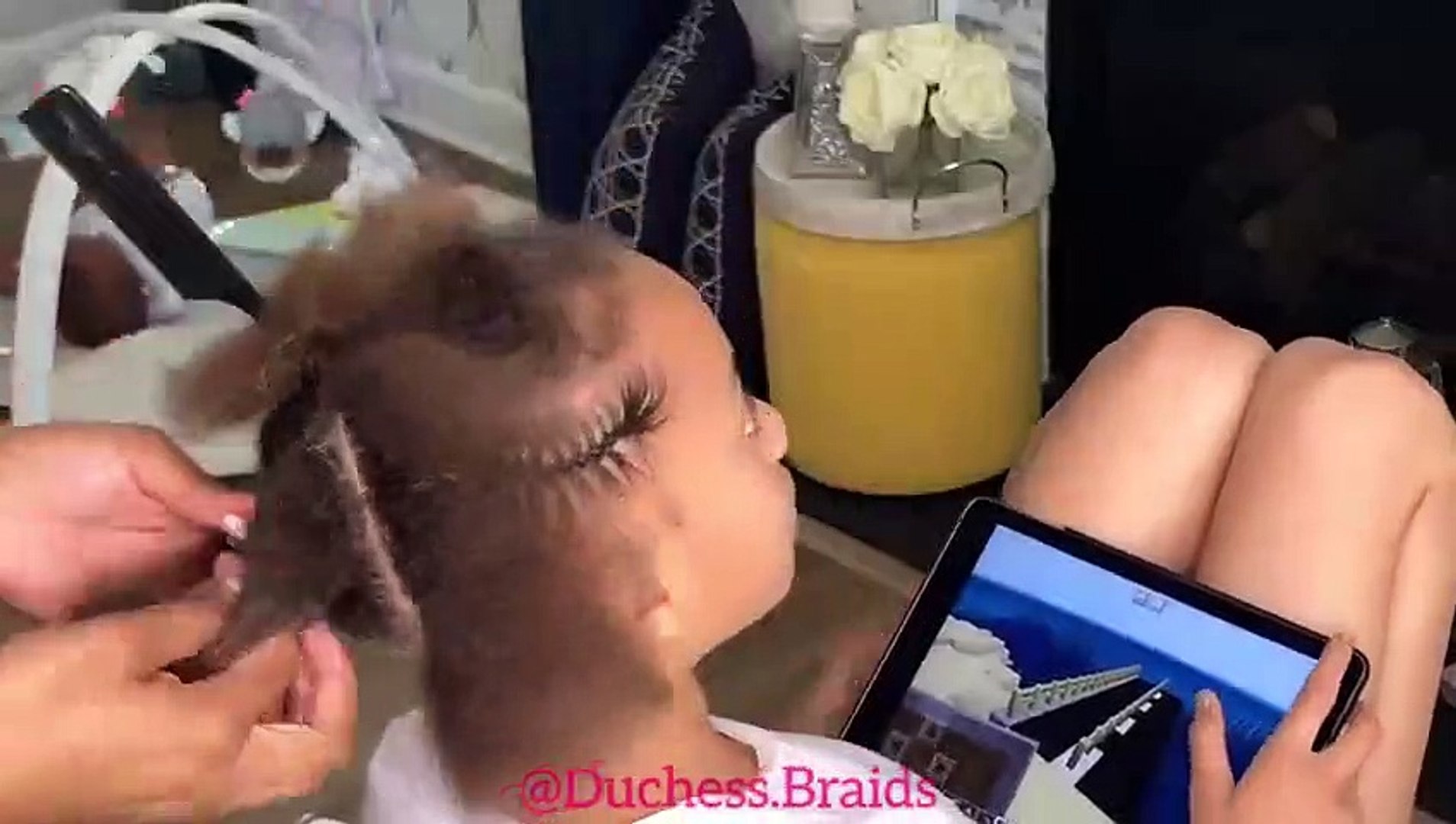 ⁣How to Simple Kids Braid Styles