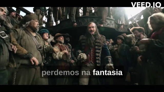 Peter Pan e Wendy (2023)_ BASTIDORES COM O CAPITAO GANCHO BASTIDORES -
