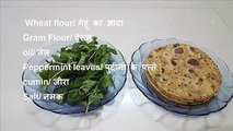 Pudhina Paratha Recipe in Hindi - Pudina Paratha Recipe in Hindi - पुदीना परांठा