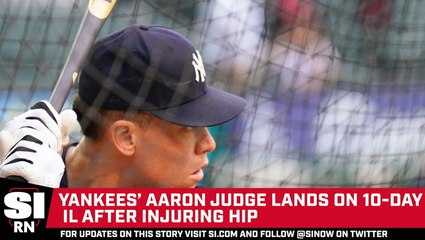 Aaron Judge Lands on 10-Day IL with Hip Strain