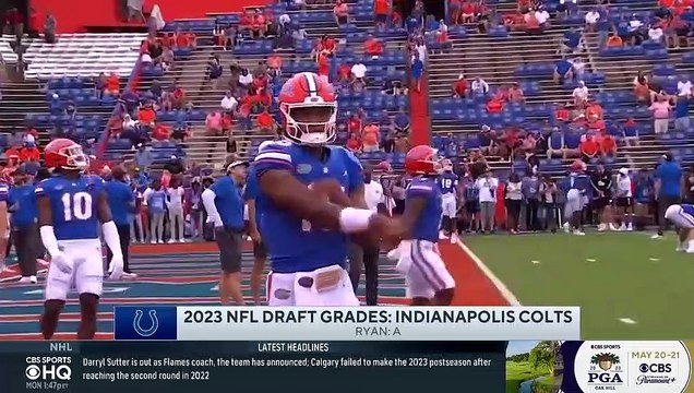 2023 NFL Draft Recap_ Indianapolis Colts FULL DRAFT GRADE _ CBS Sports