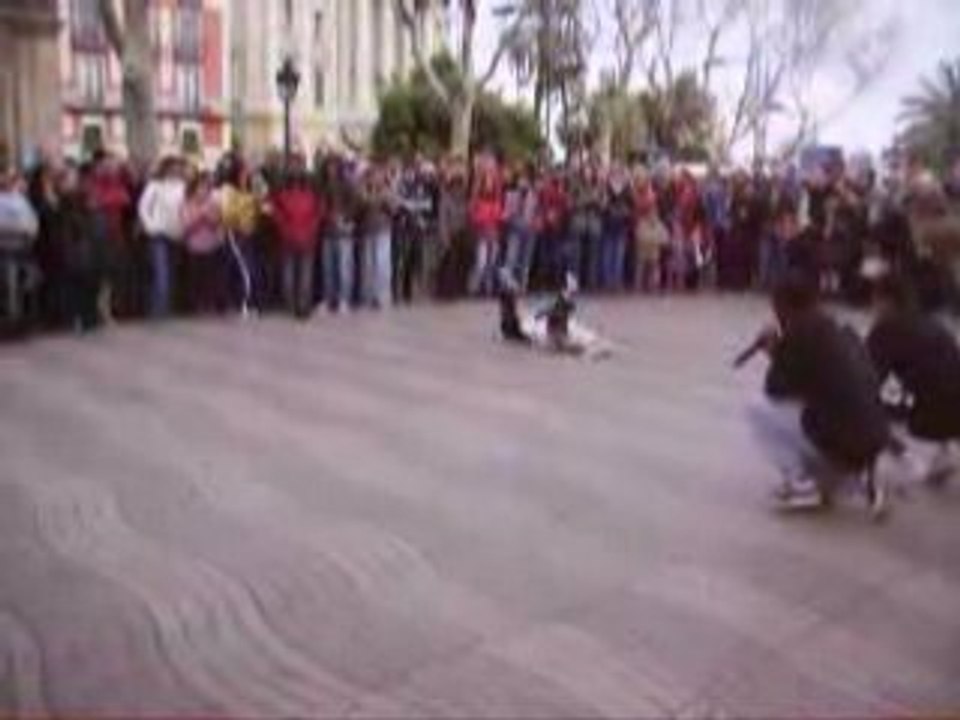Break dancer d'Espagne a Barcelone