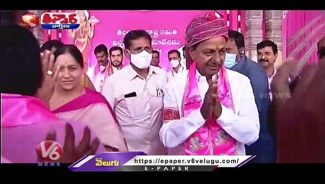 CM KCR Blessings To Ministers In New Secretariat _ Jayalalitha _ V6 Teenmaar