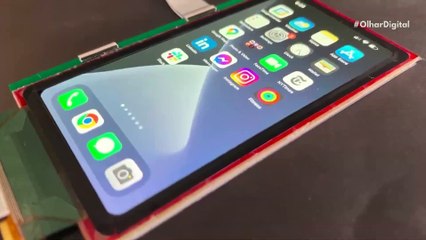 Pesquisadores criam tela de smartphone com teclado físico “inflável”