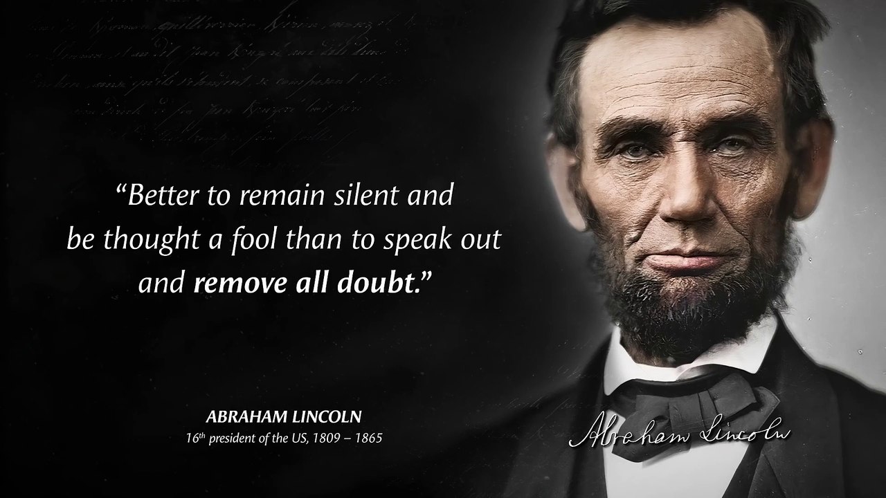 Abraham Lincoln – Quotes that are Really Worth Listening, image size:1280x720