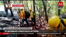 El estado de Oaxaca ocupa el segundo lugar en registrar incendios forestales