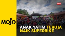 Kelab Bunian Bikerz raikan 30 anak yatim sempena Aidilfitri