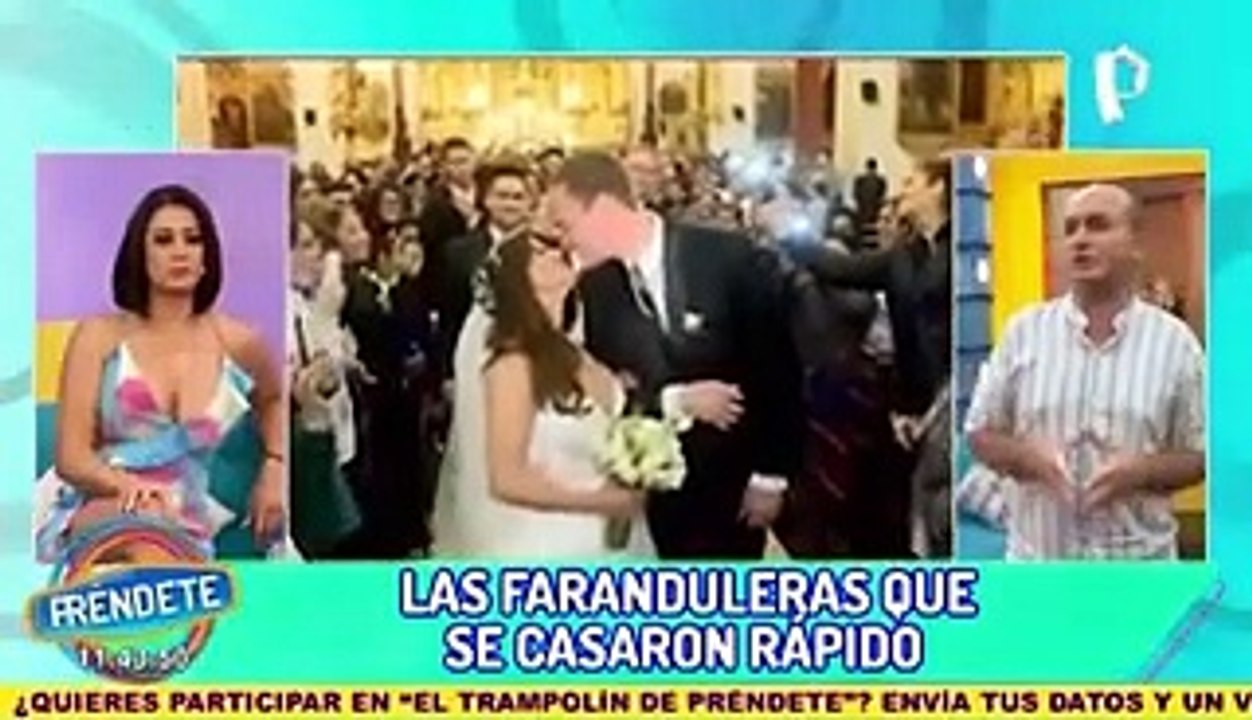 Karla Tarazona sobre Rafael Fernndez me cas muy rpido a los cuatro meses de relacin