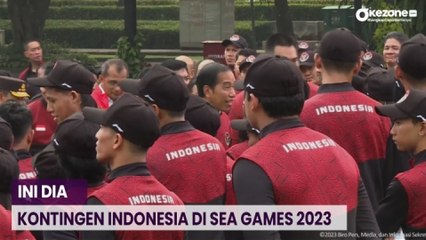 Presiden Jokowi Lepas Kontingen Indonesia untuk SEA Games di Istana Negara