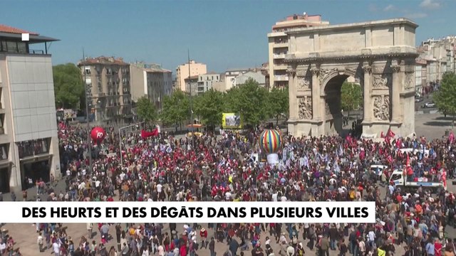 Manifestations du 1er mai : des heurts et dégâts dans plusieurs villes