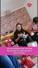Girl Cries Happy Tears After Getting A Car || Heartsome