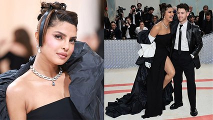 Met Gala 2023: Priyanka Chopra Black Gown के साथ, Diamond Necklace Price Reveal । Boldsky