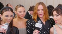 Madelyn Cline, Stella McCartney & Aubrey Plaza Arrive at Met Gala