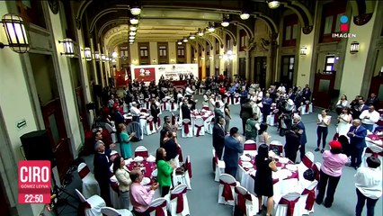 Marchan trabajadores afiliados a diferentes sindicatos por motivo del Día del Trabajo