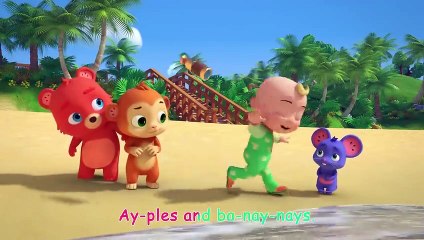 Apples and Bananas Song _ CoComelon Animal Time _ Animal Songs for Kids