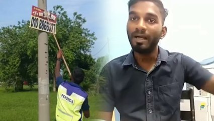 Murni hati pemuda India ini, selamba dan berani cabut iklan Ah Long… “Saya tak buat salah”