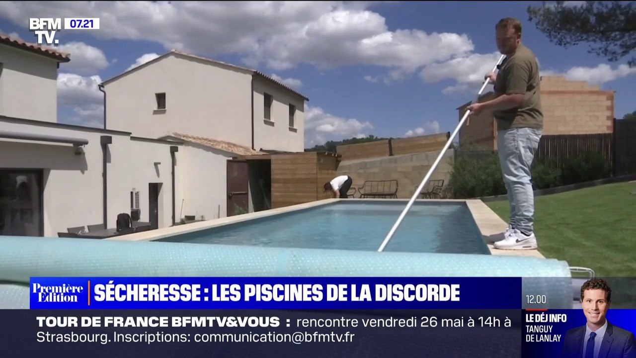Sécheresse: les piscines seront-elles soumises à une règlementation plus stricte de l'eau?