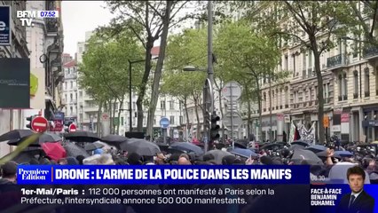 Manifestations: l'utilisation de drones par les forces de l'ordre fait débat