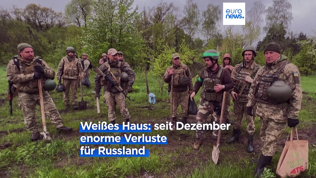 '100.000 Mann verloren seit Dezember' - Weißes Haus nennt russische Offensive 'Fehlschlag'