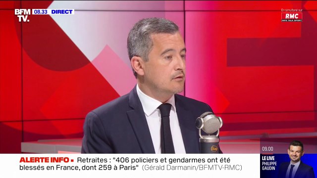 Violences envers les forces de l'ordre: Gérald Darmanin accuse Jean-Luc Mélenchon d'avoir une partie de responsabilité
