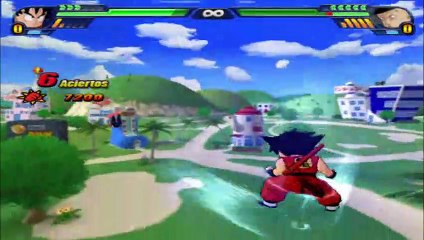 Dragon Ball Z Budokai Tenkaichi 3 Español - Goku y Arale VS General Blue RJ Anda #dbzgame