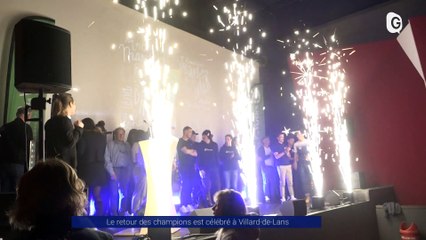 Reportage - Le Vercors fête le retour de ses champions - Reportages - TéléGrenoble