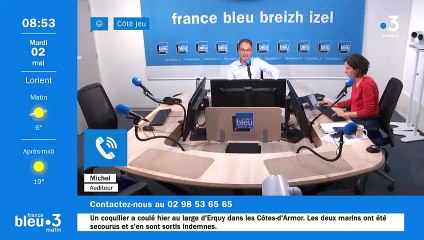 Michel invité en mer pour vivre le départ de la Guyader Bermudes 1000 Race