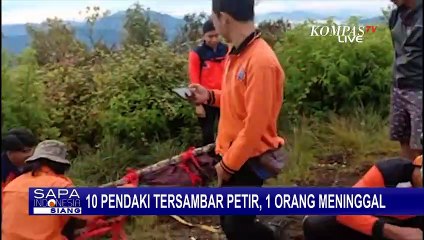 10 Pendaki Gunung Seminung di Lampung Tersambar Petir, 1 Meninggal Dunia
