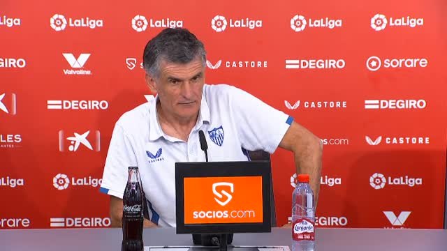 Mendilibar: Hace tres semanas estábamos llorando a ver si nos salvábamos