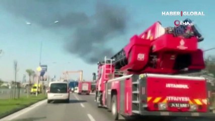 Tuzla'da tersane yangını! Çok sayıda ekip sevk edildi
