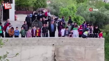 Hatay'ın en uzun minaresi kontrollü bir şekilde yıkıldı