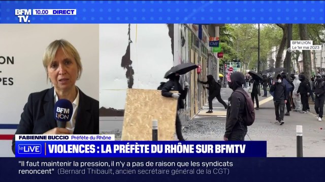 Manifestation du 1er-Mai à Lyon: J'ai été agréablement surprise par l'aide que nous ont apporté les drones , rapporte la préfète du Rhône