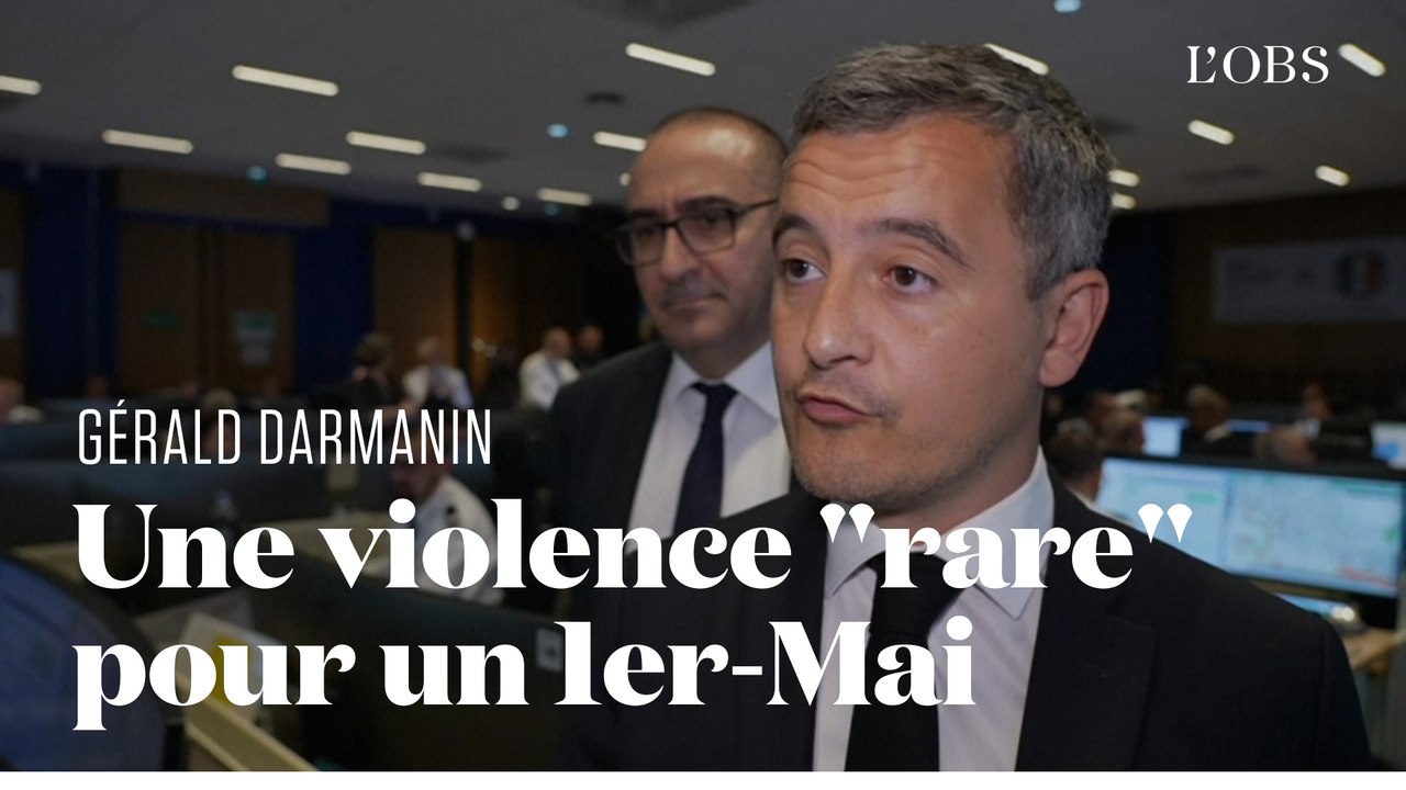 Après le 1er Mai, Gérald Darmanin dresse le bilan des manifestations