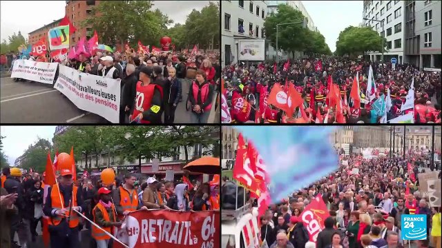 Retraites : forte mobilisation en France, 782 000 personnes selon la Police, 2.3 millions pour la CGT