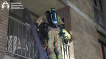 Incendie à Woluwe-Saint-Lambert : une personne décédée, 40 habitants évacués et 3 pompiers blessés