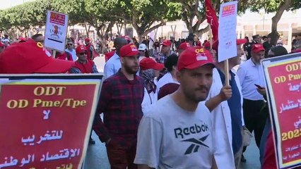 Maroc: manifestation syndicale à Rabat contre la flambée des prix